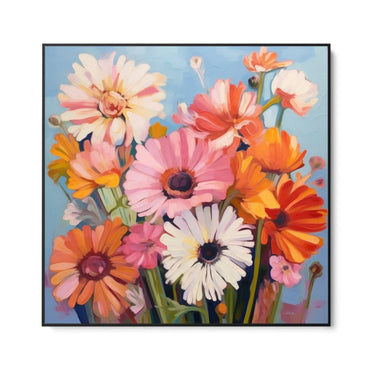 Quadro Stampa su Tela Echi di Fiori Selvaggi - CupidoDesign