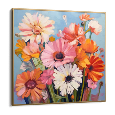 Quadro Stampa su Tela Echi di Fiori Selvaggi - CupidoDesign