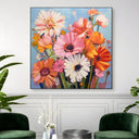 Quadro Stampa su Tela Echi di Fiori Selvaggi - CupidoDesign