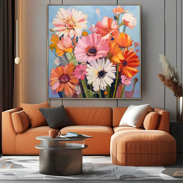 Quadro Stampa su Tela Echi di Fiori Selvaggi - CupidoDesign