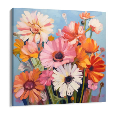 Quadro Stampa su Tela Echi di Fiori Selvaggi - CupidoDesign