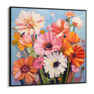 Quadro Stampa su Tela Echi di Fiori Selvaggi - CupidoDesign