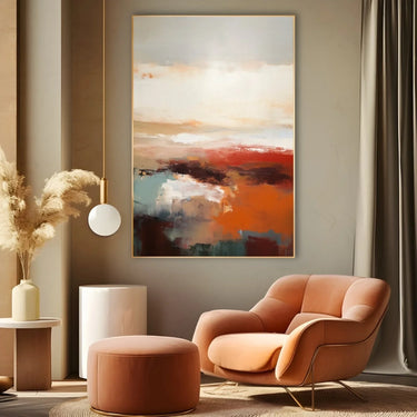 Quadro Stampa su Tela Eclissi di Fuoco - CupidoDesign