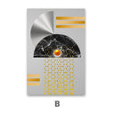 Quadro Stampa su Tela Eclissi Geometriche - CupidoDesign