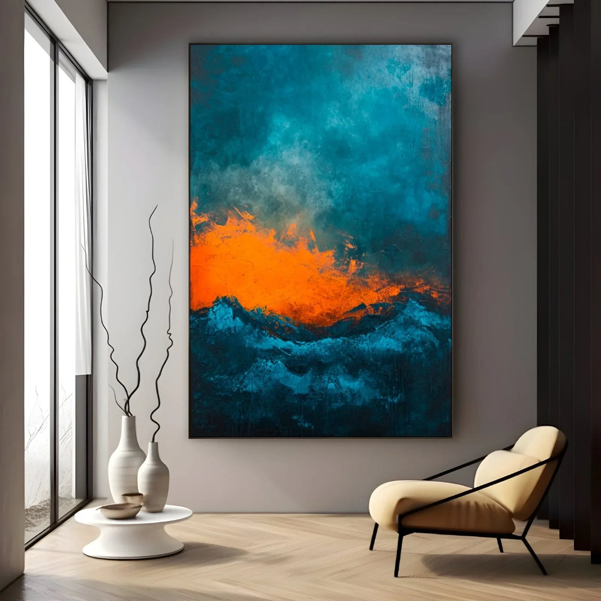 Quadro Stampa su Tela Eclissi Marina - CupidoDesign