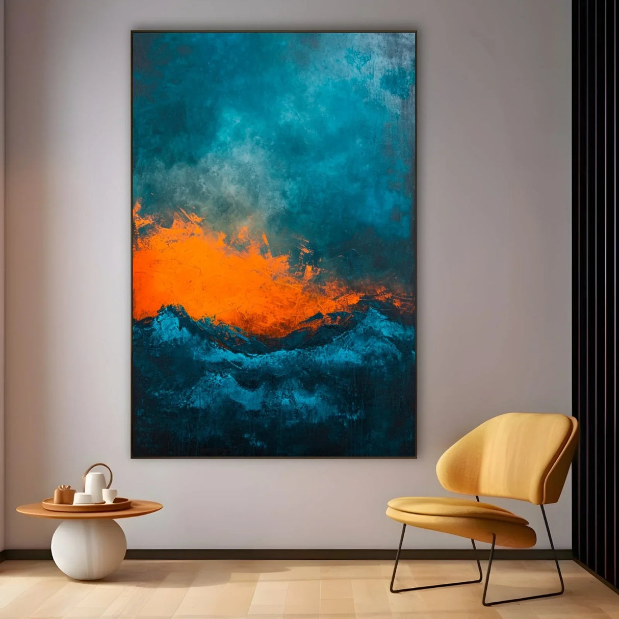 Quadro Stampa su Tela Eclissi Marina - CupidoDesign