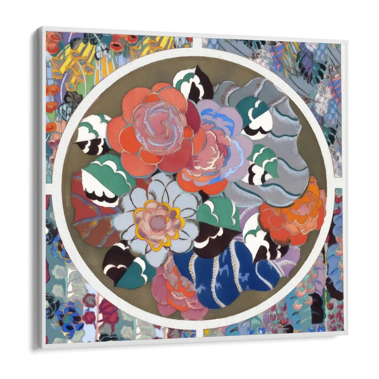 Quadro Stampa su Tela Édouard Bénédictus, Variations Quatre-Vingt-Six Motifs Décoratifs En Vingt Planches - CupidoDesign