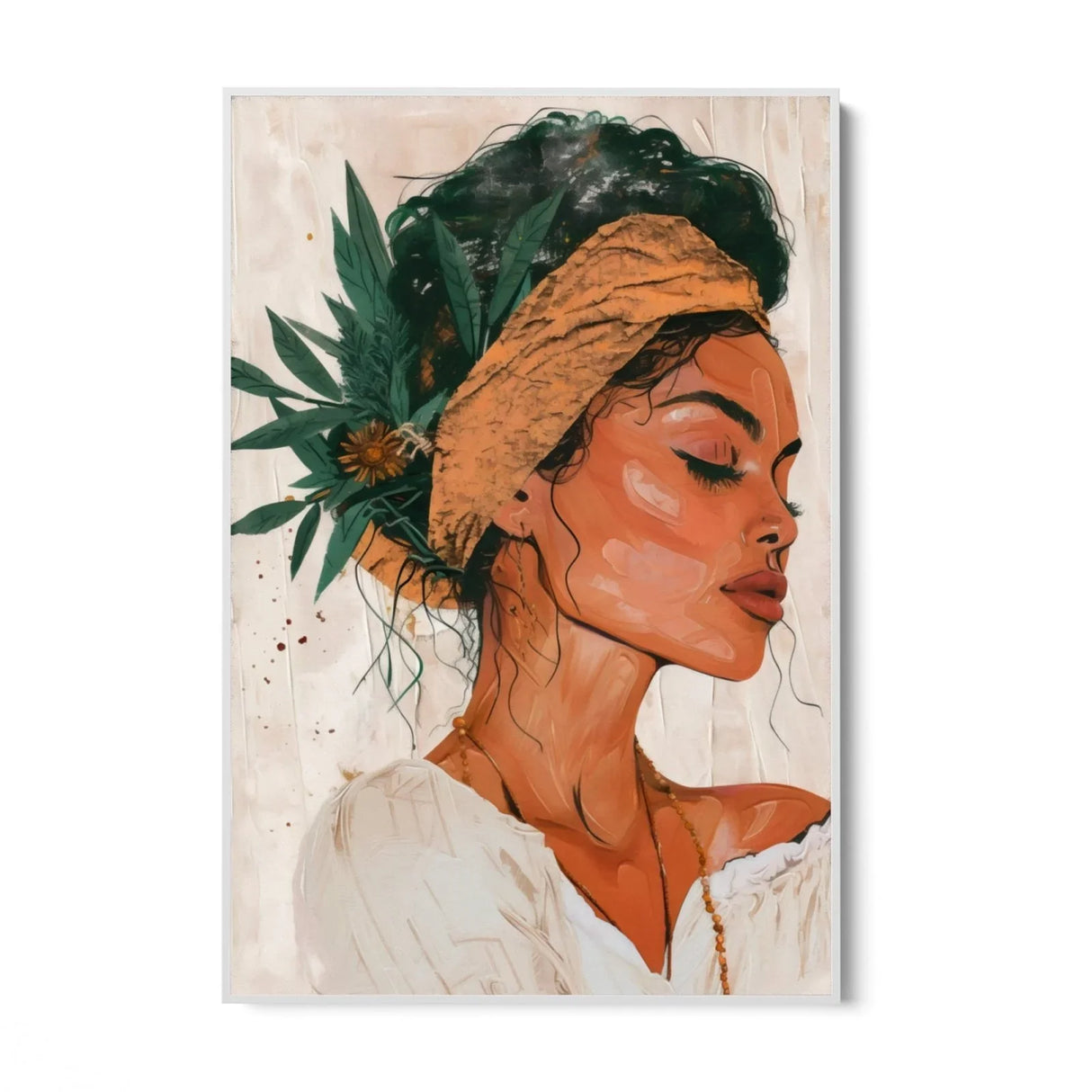 Quadro Stampa su Tela Effimera Essenza - CupidoDesign