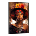 Quadro Stampa su Tela Eleganza Africana - CupidoDesign