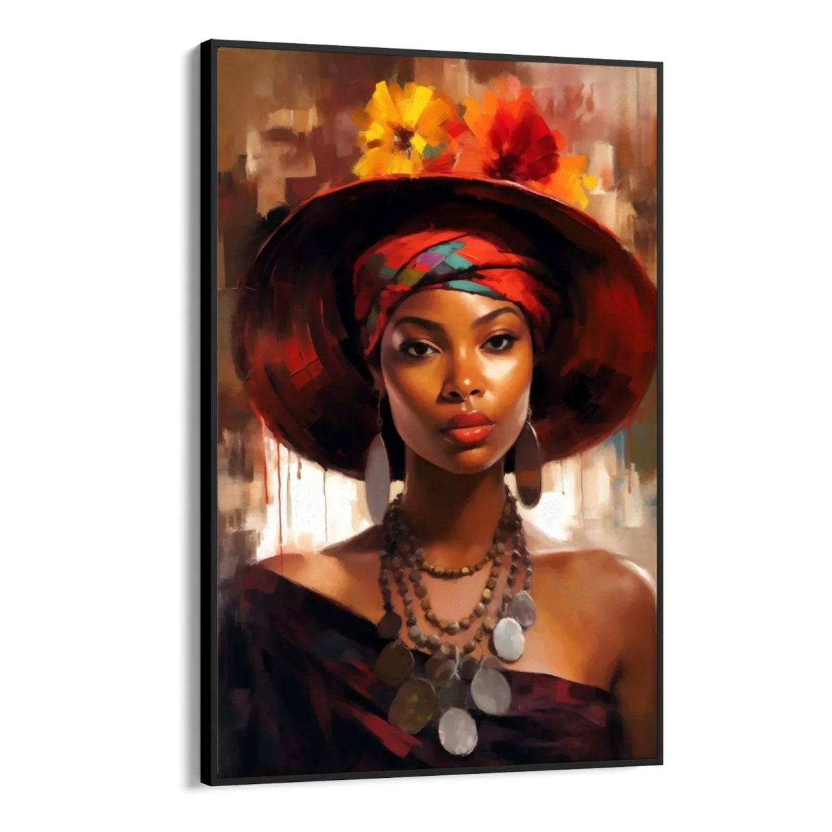 Quadro Stampa su Tela Eleganza Africana - CupidoDesign