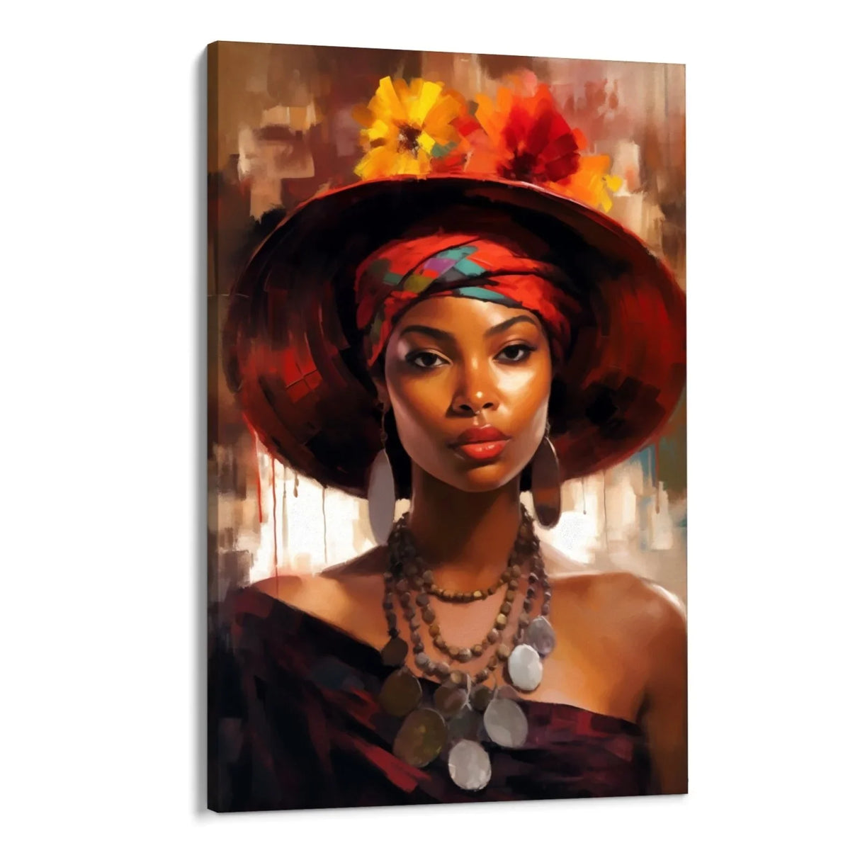 Quadro Stampa su Tela Eleganza Africana - CupidoDesign