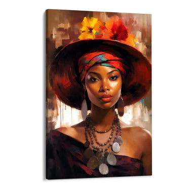 Quadro Stampa su Tela Eleganza Africana - CupidoDesign
