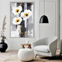 Quadro Stampa su Tela Eleganza Bianca - CupidoDesign