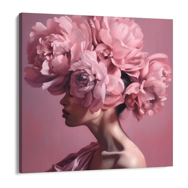 Quadro Stampa su Tela Eleganza Rosa - CupidoDesign