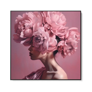 Quadro Stampa su Tela Eleganza Rosa - CupidoDesign