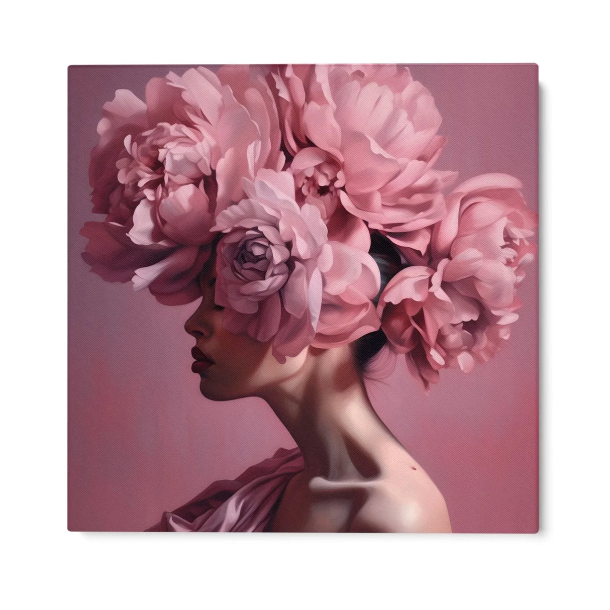 Quadro Stampa su Tela Eleganza Rosa - CupidoDesign
