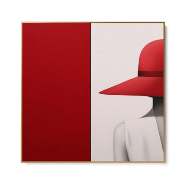 Quadro Stampa su Tela Eleganza rubino - CupidoDesign