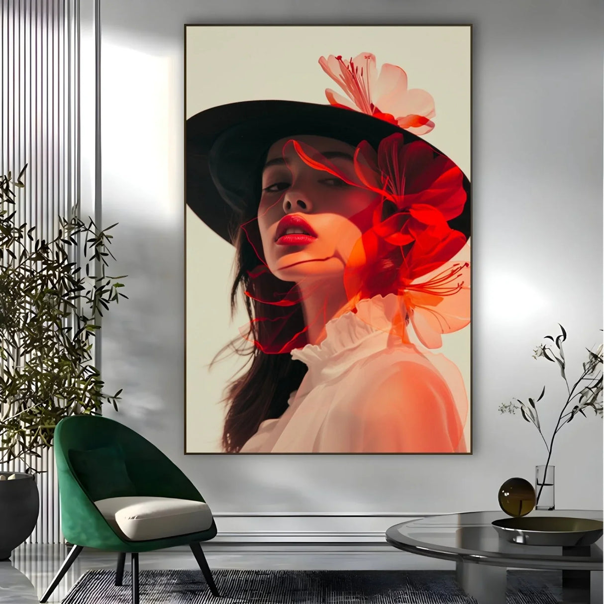 Quadro Stampa su Tela Eleganza Sospesa - CupidoDesign