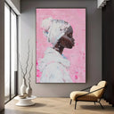 Quadro Stampa su Tela Elegia di Rosa - CupidoDesign