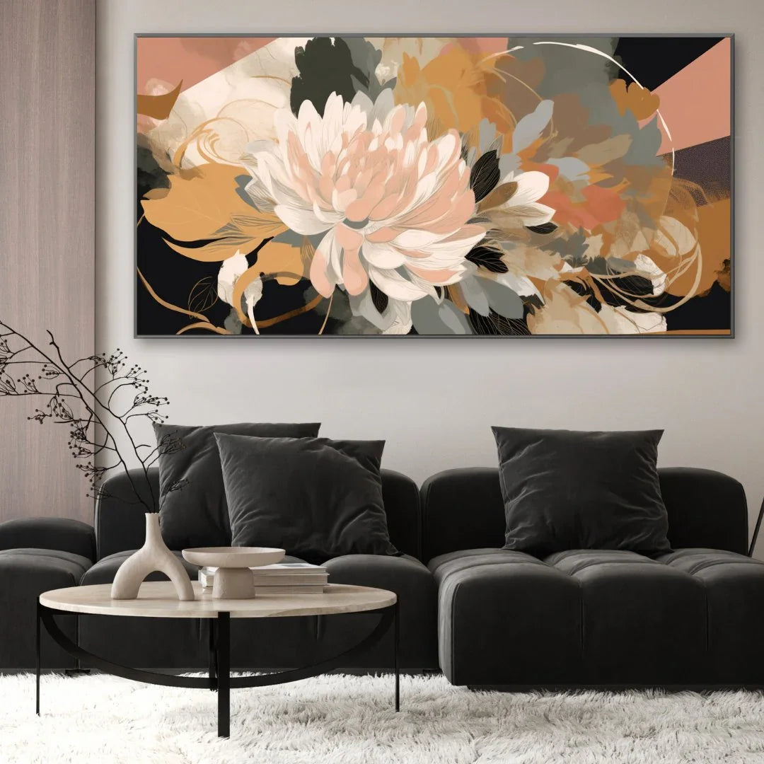 Quadro Stampa su Tela Elegia Floreale - CupidoDesign