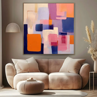 Quadro Stampa su Tela Emozioni di colori - CupidoDesign