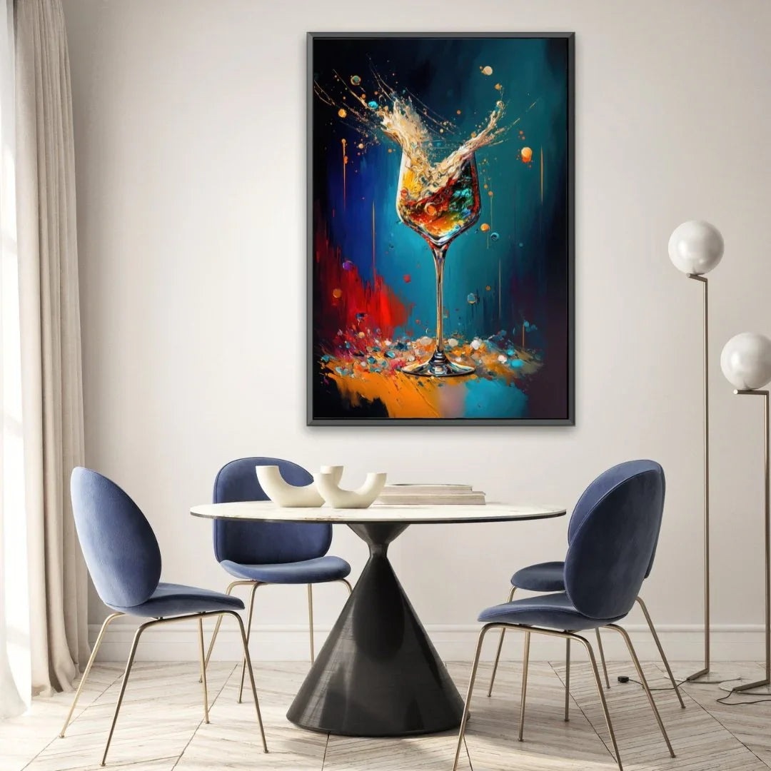 Quadro Stampa su Tela Emozioni liquide - CupidoDesign