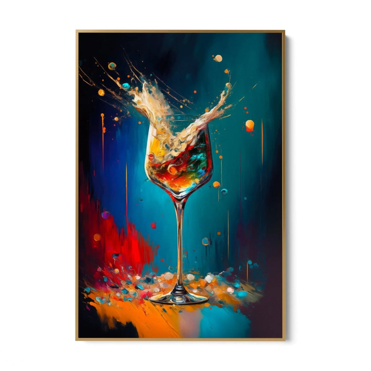 Quadro Stampa su Tela Emozioni liquide - CupidoDesign