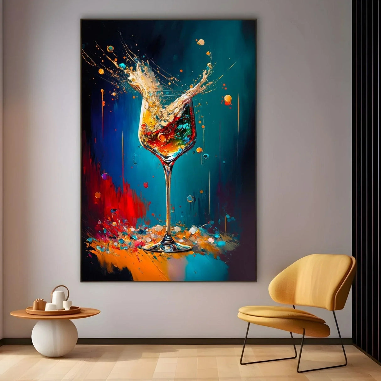 Quadro Stampa su Tela Emozioni liquide - CupidoDesign