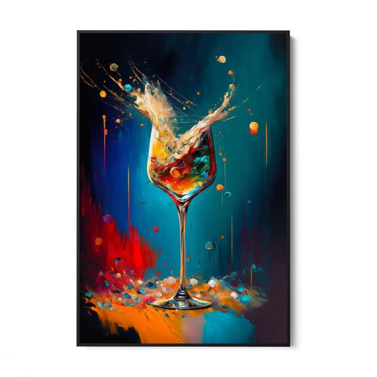 Quadro Stampa su Tela Emozioni liquide - CupidoDesign