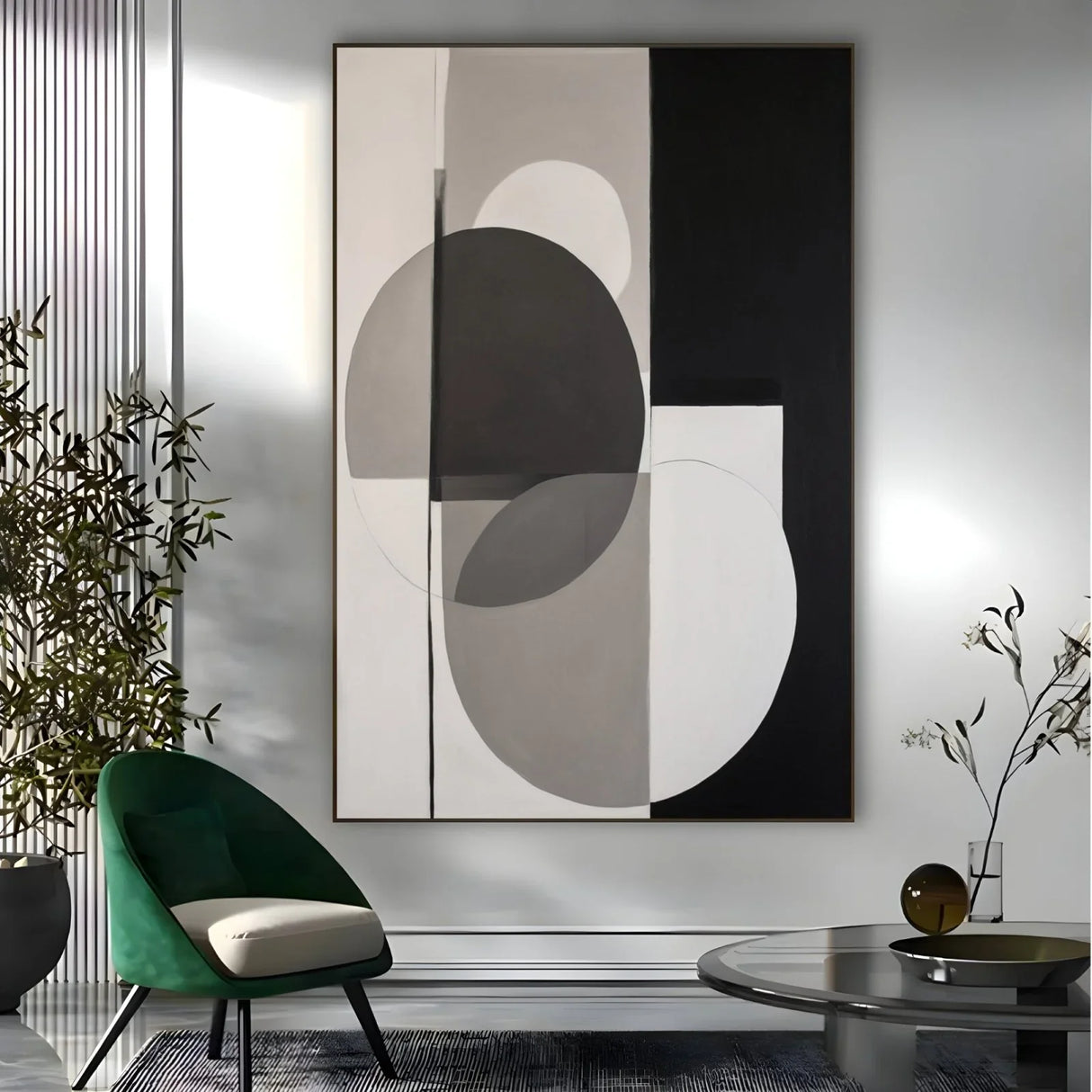 Quadro Stampa su Tela Equilibrio astratto - CupidoDesign