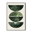 Quadro Stampa su Tela Equilibrio in Verde - CupidoDesign