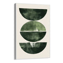 Quadro Stampa su Tela Equilibrio in Verde - CupidoDesign