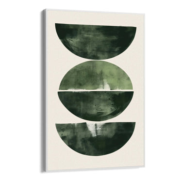 Quadro Stampa su Tela Equilibrio in Verde - CupidoDesign