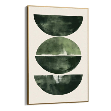 Quadro Stampa su Tela Equilibrio in Verde - CupidoDesign