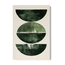 Quadro Stampa su Tela Equilibrio in Verde - CupidoDesign