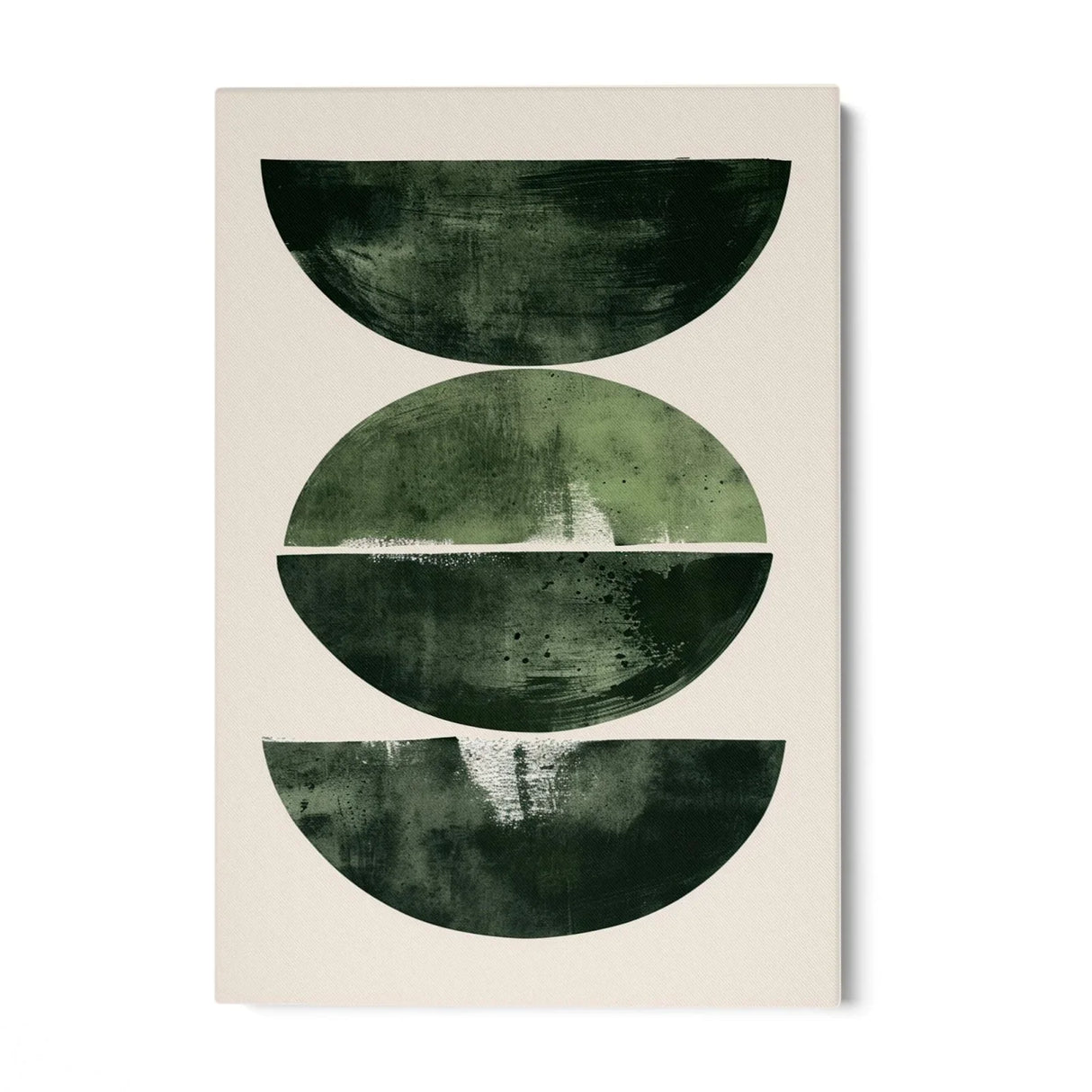 Quadro Stampa su Tela Equilibrio in Verde - CupidoDesign