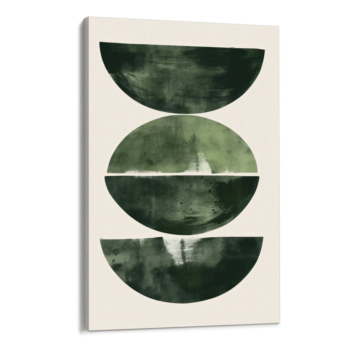 Quadro Stampa su Tela Equilibrio in Verde - CupidoDesign