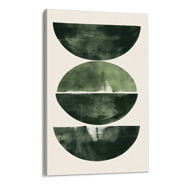 Quadro Stampa su Tela Equilibrio in Verde - CupidoDesign