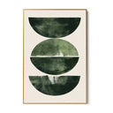 Quadro Stampa su Tela Equilibrio in Verde - CupidoDesign
