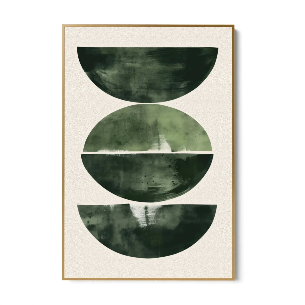 Quadro Stampa su Tela Equilibrio in Verde - CupidoDesign