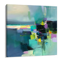Quadro Stampa su Tela Equilibrio Verde - CupidoDesign