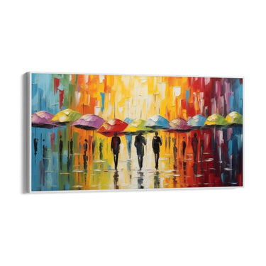 Quadro Stampa su Tela Esplorando L'Arcobaleno - CupidoDesign