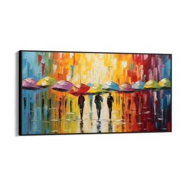 Quadro Stampa su Tela Esplorando L'Arcobaleno - CupidoDesign