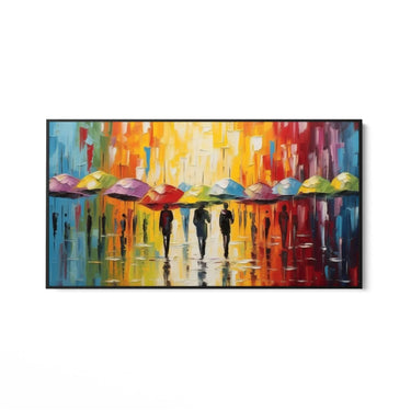 Quadro Stampa su Tela Esplorando L'Arcobaleno - CupidoDesign