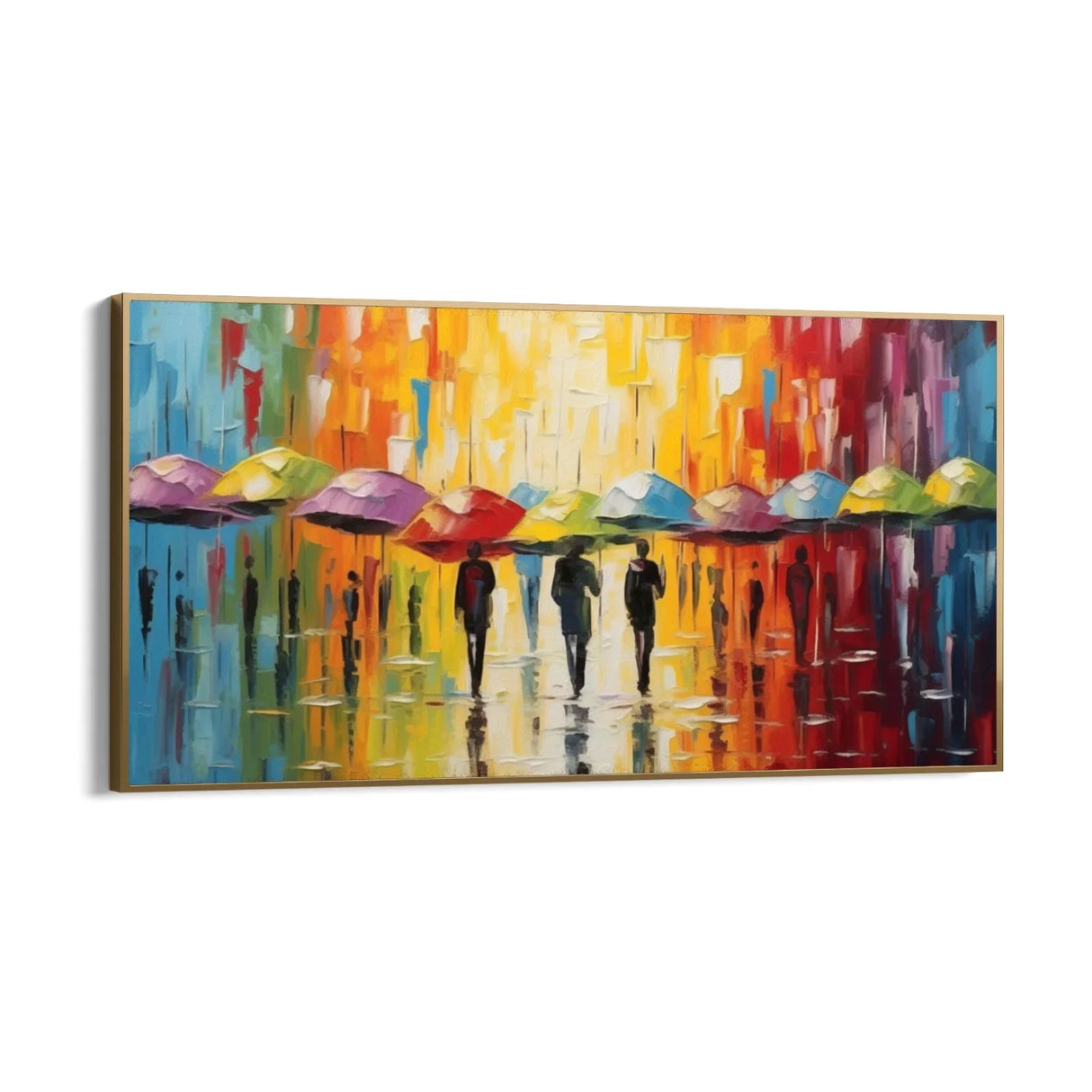 Quadro Stampa su Tela Esplorando L'Arcobaleno - CupidoDesign