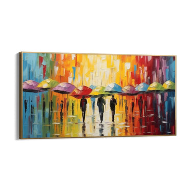 Quadro Stampa su Tela Esplorando L'Arcobaleno - CupidoDesign