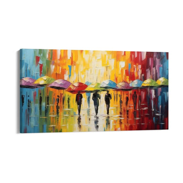 Quadro Stampa su Tela Esplorando L'Arcobaleno - CupidoDesign