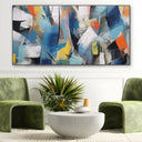 Quadro Stampa su Tela Esplosione di blu - CupidoDesign