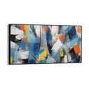 Quadro Stampa su Tela Esplosione di blu - CupidoDesign