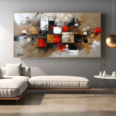 Quadro Stampa su Tela Esplosione di forme - CupidoDesign